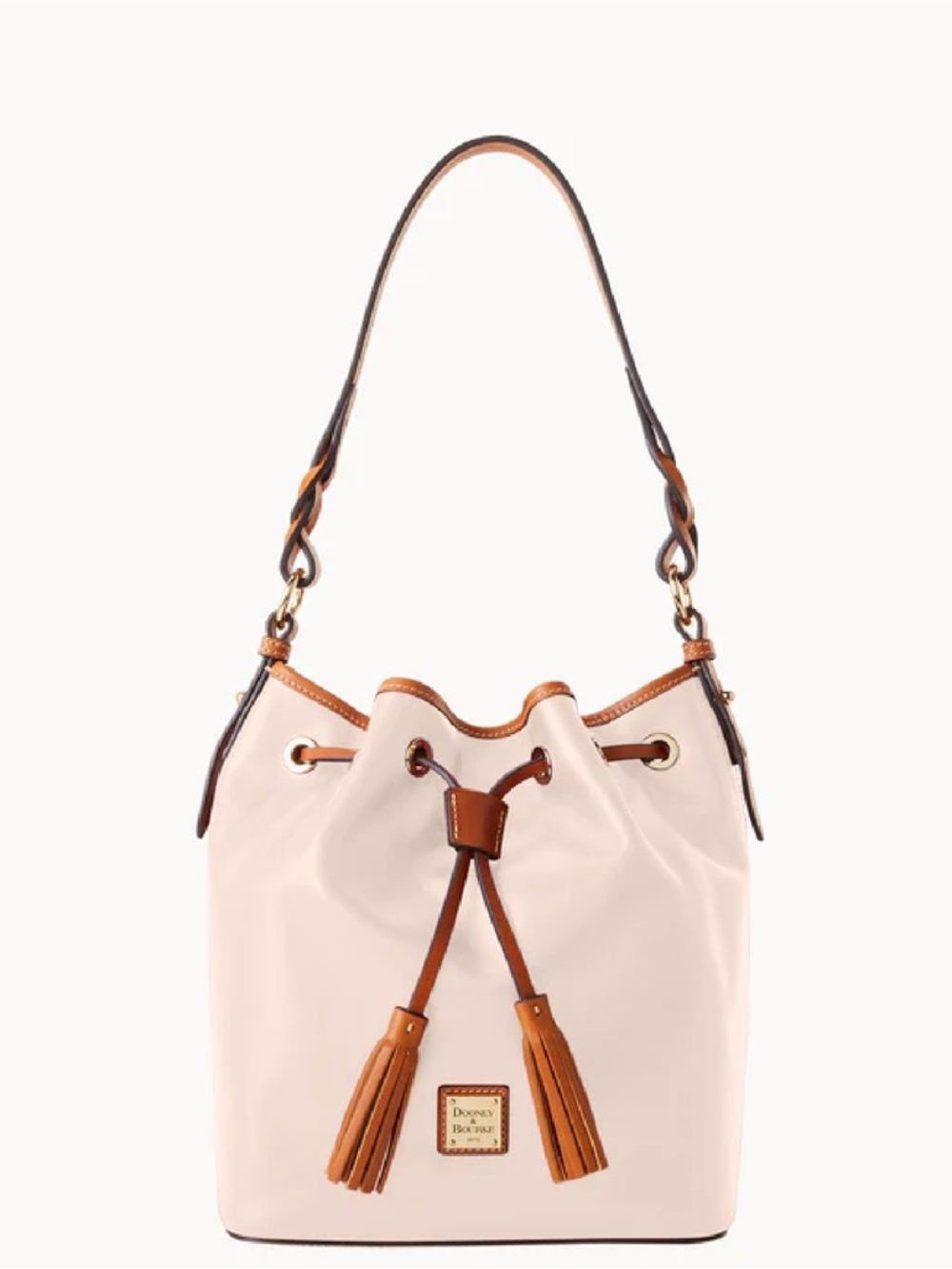 Dooney & Bourke Wexford Leather Tasha Drawstring in Blush 🌼☀️ - Picture 1 of 3